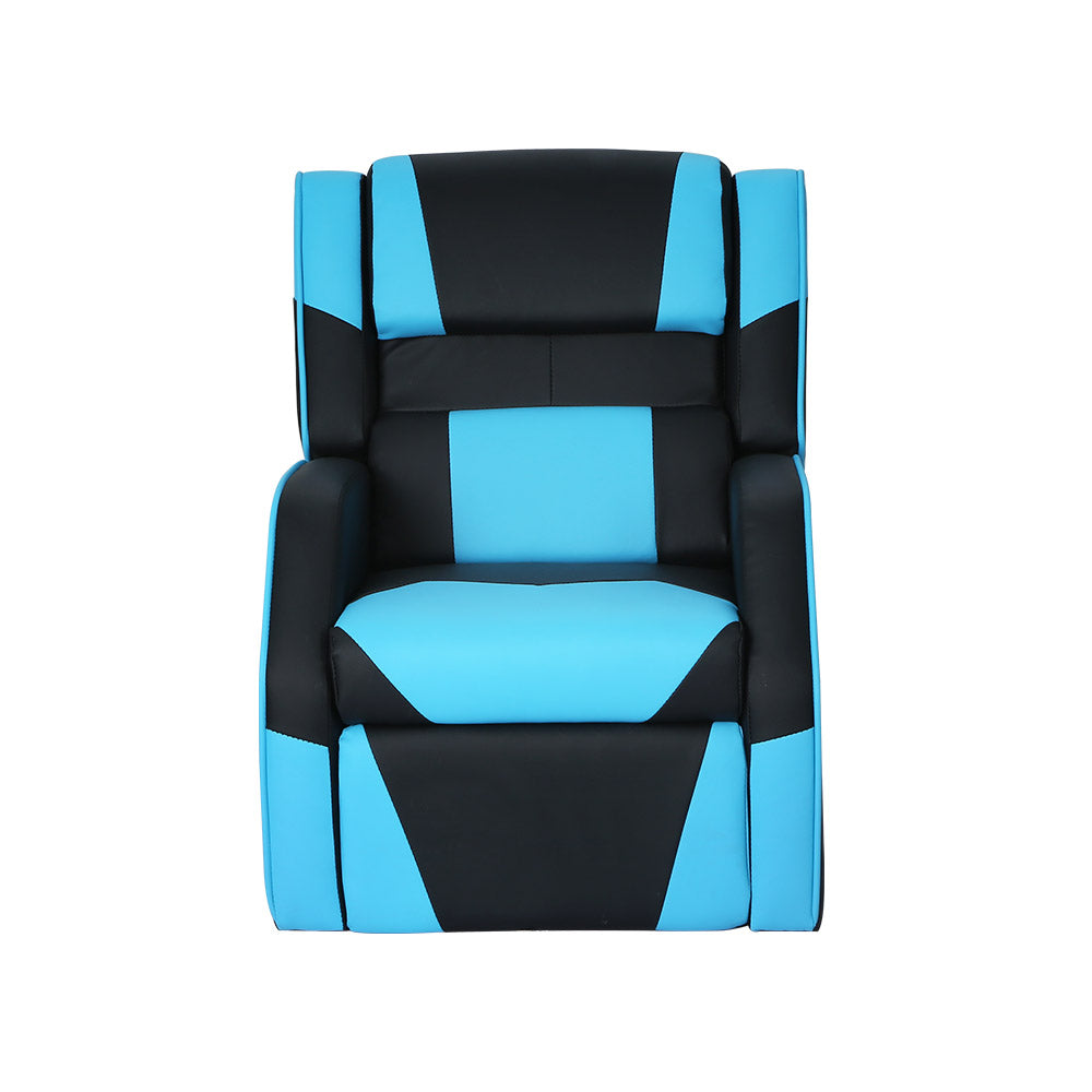 NNEDSZ Kids Recliner Chair PU Leather Gaming Sofa Lounge Couch Children Armchair
