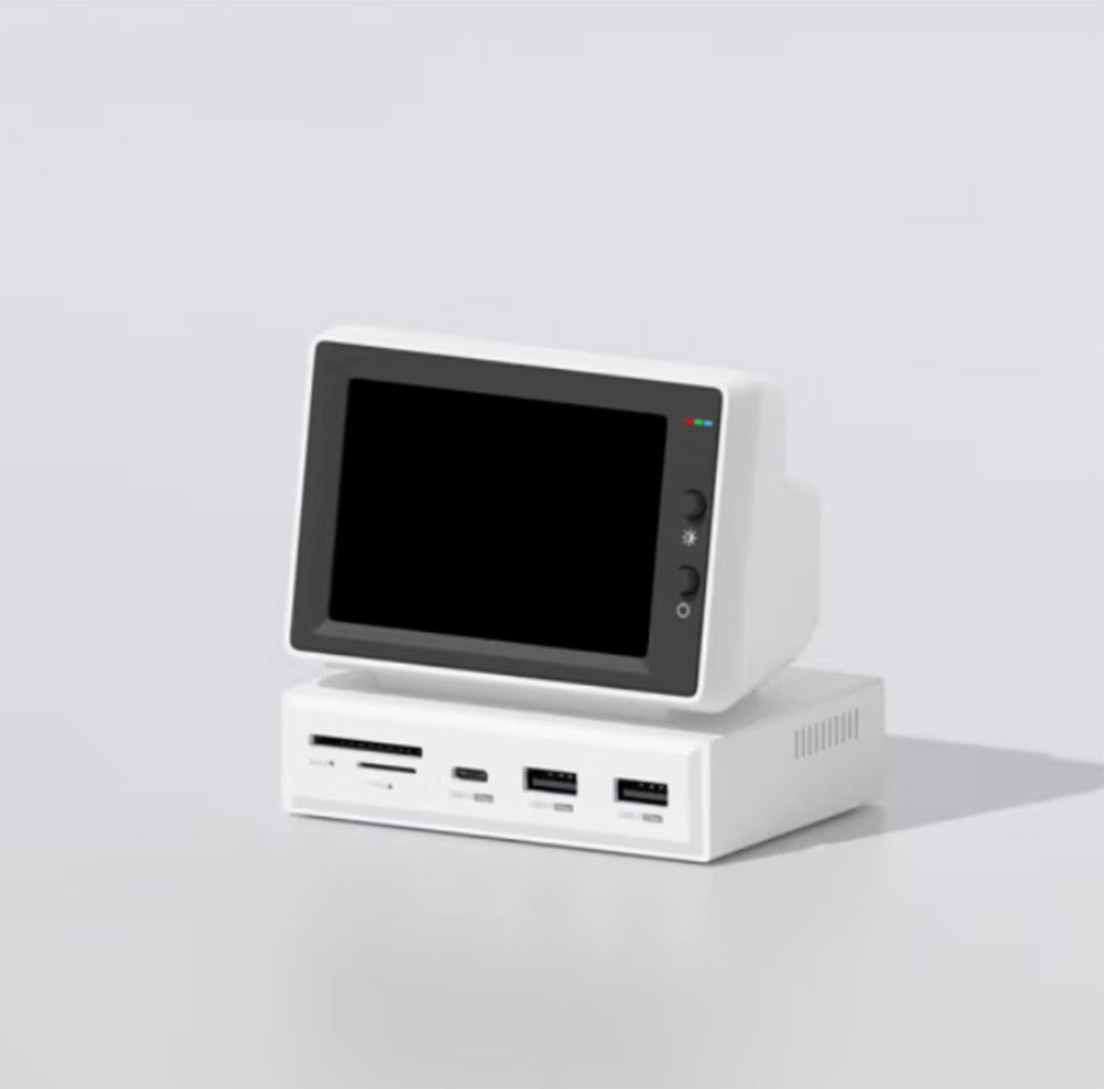 Hagibis Mini Monitor USB-C Docking Station 3.5'' IPS Screen For Windows